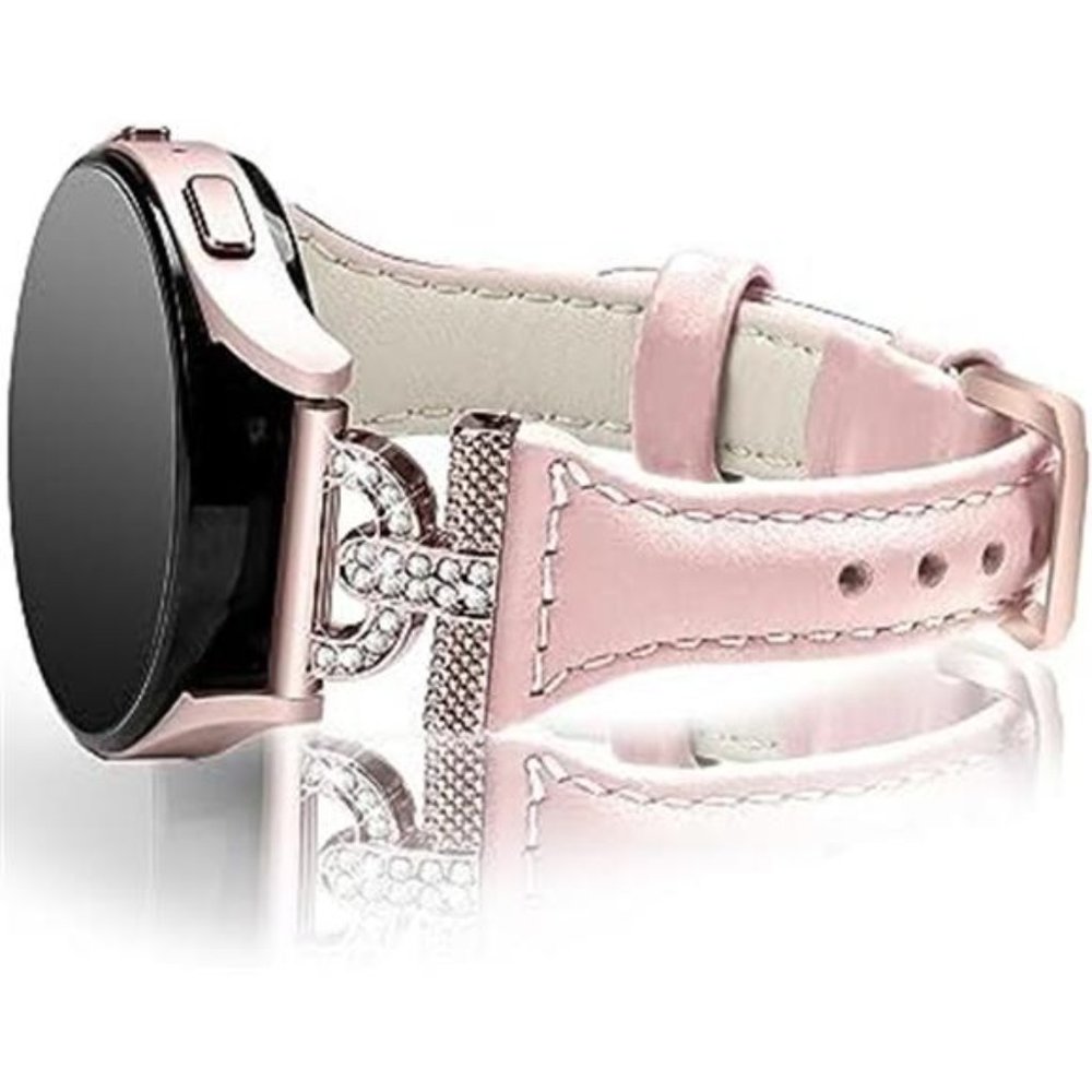 NEW Pink Leather Samsung Galaxy Watch Band